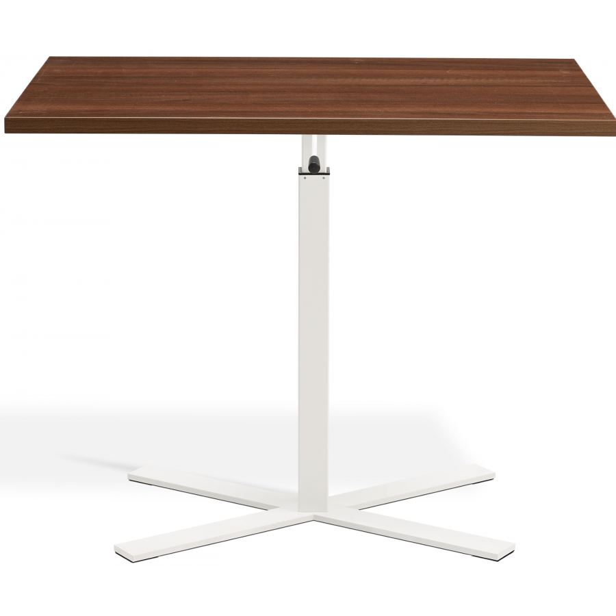 Boost Gas Lift Single Leg Table for Rectangular Tops